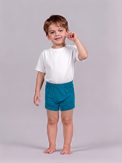 Dollu drawer inner elastic – Soft Cotton Inner Shorts for Kids- Ramar Blue