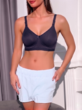 Sona Semi Padded Bra for Women – Skin Beige Comfort Support Bra-Navy Blue 1