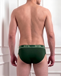 Men’s Premium Brief Underwear – Soft & Comfortable Everyday Fit-Green 2