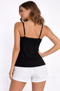 Beauty Bra Slip for Women – Soft & Stylish Sleeveless Camisole Top-Black 2