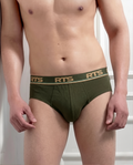 Men’s Premium Brief Underwear – Soft & Comfortable Everyday Fit-Light Green 1