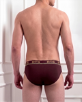 Men’s Premium Brief Underwear – Soft & Comfortable Everyday Fit-Deep Maroon. 1