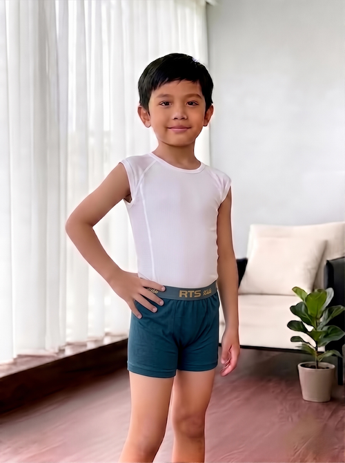 Dollu Drawer for Kids – Soft & Comfortable Boys Innerwear-Petrol Blue