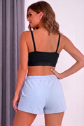 Crazy Womens Sports Bra –Adjustable Comfort Fit Bra-Deep Black 2