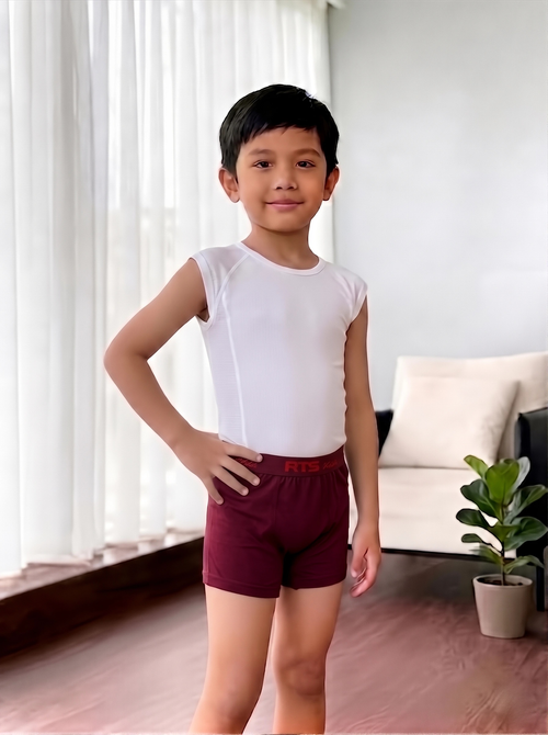 Dollu Drawer for Kids – Soft & Comfortable Boys Innerwear-Maroon