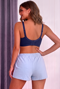 Sona Semi Padded Bra for Women – Skin Beige Comfort Support Bra-Navy Blue 2