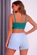 Crazy Womens Sports Bra –Adjustable Comfort Fit Bra-Green 2