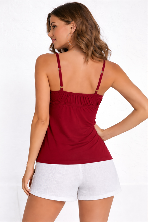 Beauty Bra Slip for Women – Soft & Stylish Sleeveless Camisole Top-Brown