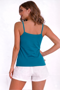 Royal Adjustable Slip for Women –Cotton Camisole with Adjustable Straps- Royal Blue 2